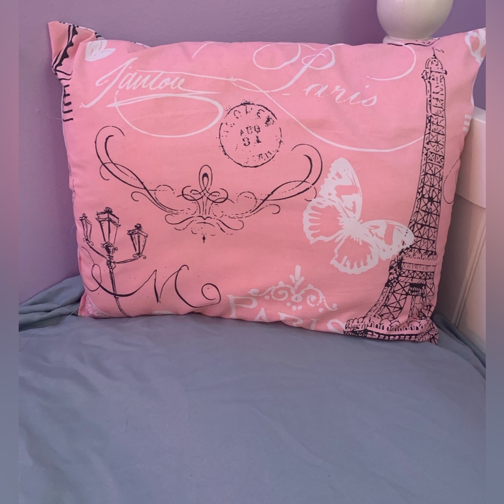 Paris decorative pillow